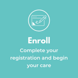 Third step in the process is to enroll
