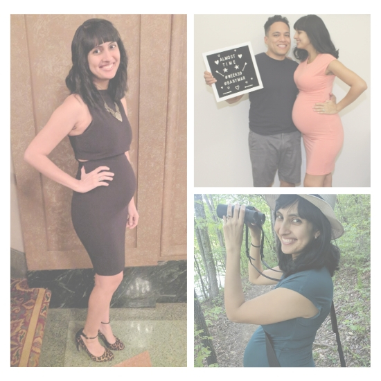 Photos of founders when pregnant in collage